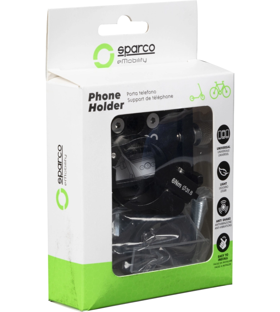 PORTASMARTPHONE PER BICI SPARCO ALLUMINIO